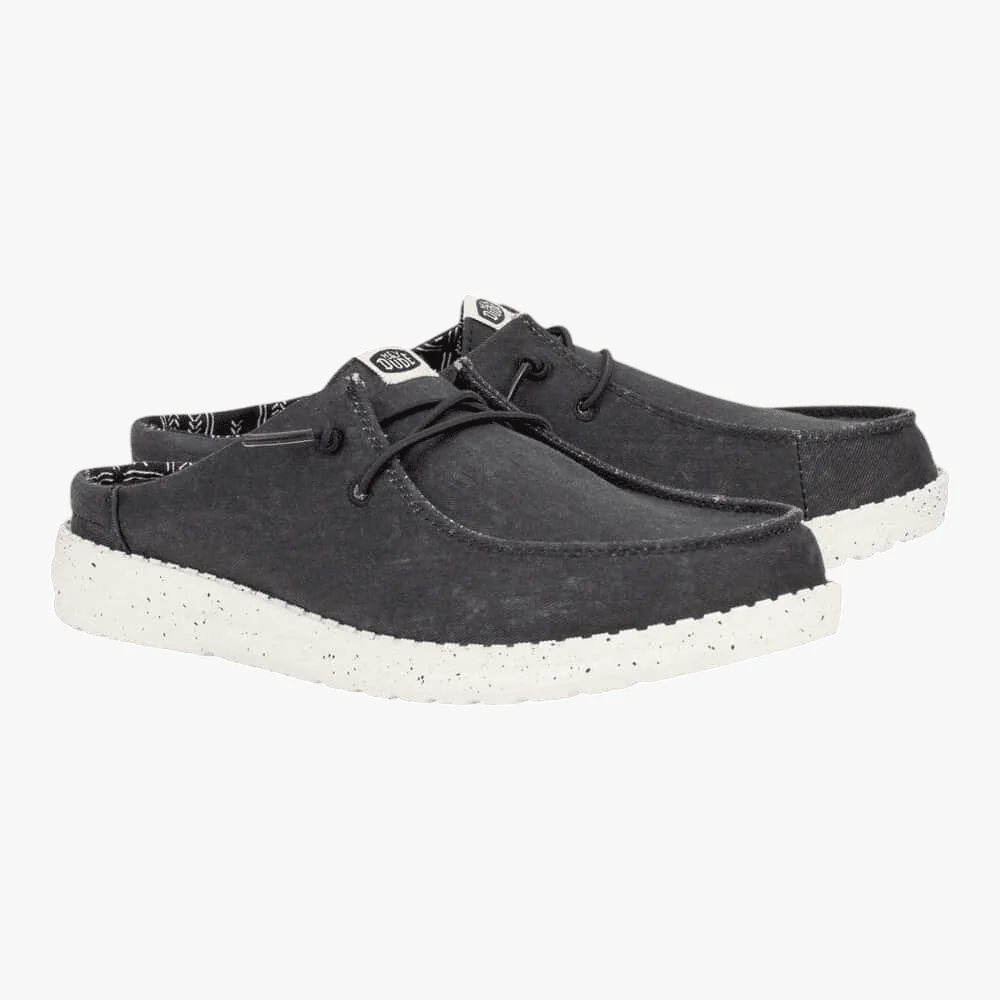 Hey Dude Womens Wendy Slip Shoe Black