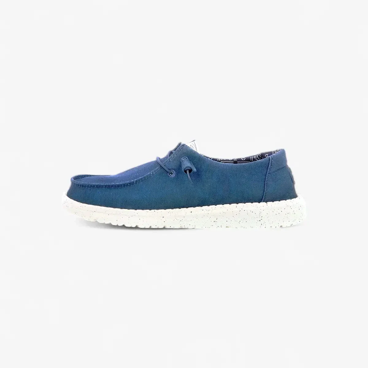 Hey Dude Womens Wendy Stretch Canvas Navy - Image 2