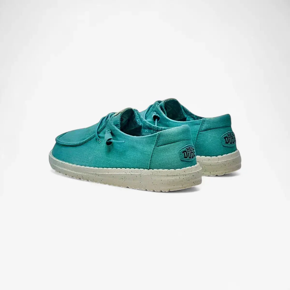 Hey Dude Womens Wendy Stretch Canvas Turq - Image 3
