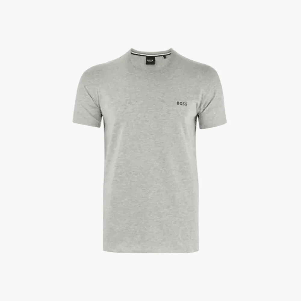 Hugo Boss Mens Short Sleeve Tee Grey Mel