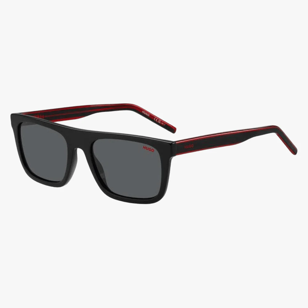Hugo Boss Mens Sunglass Black Red
