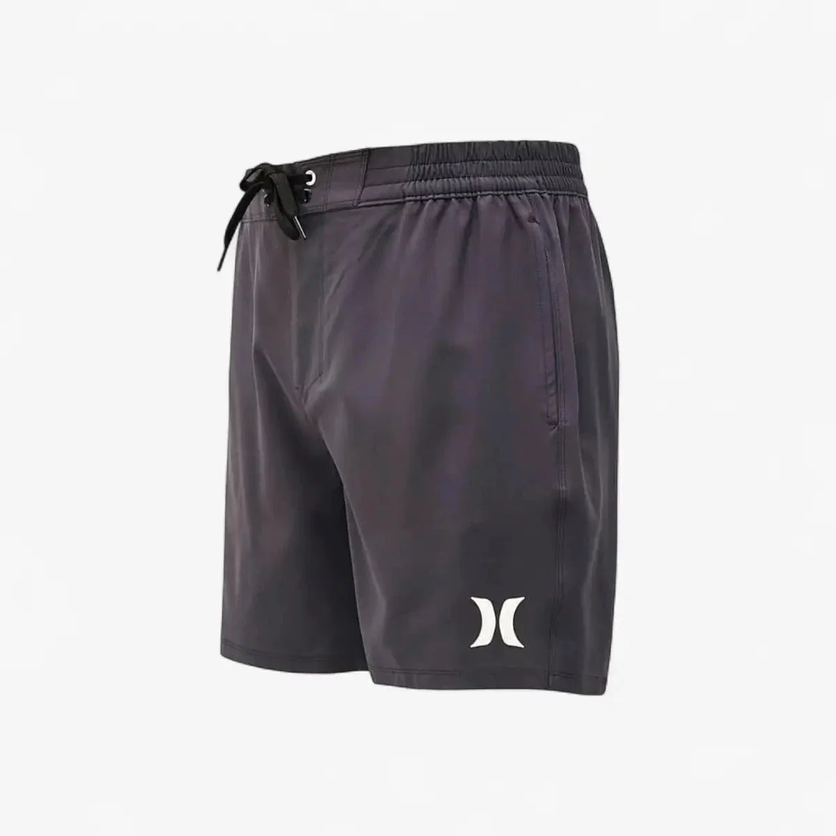 Hurley Mens Icon Elastic 17" Volley Shorts Charcoal - Image 3