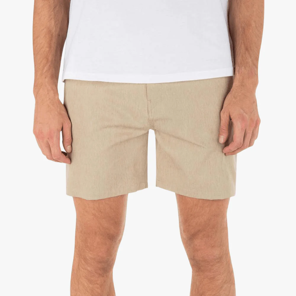 Hurley Mens Phantom Heather 18" Walkshorts Khaki