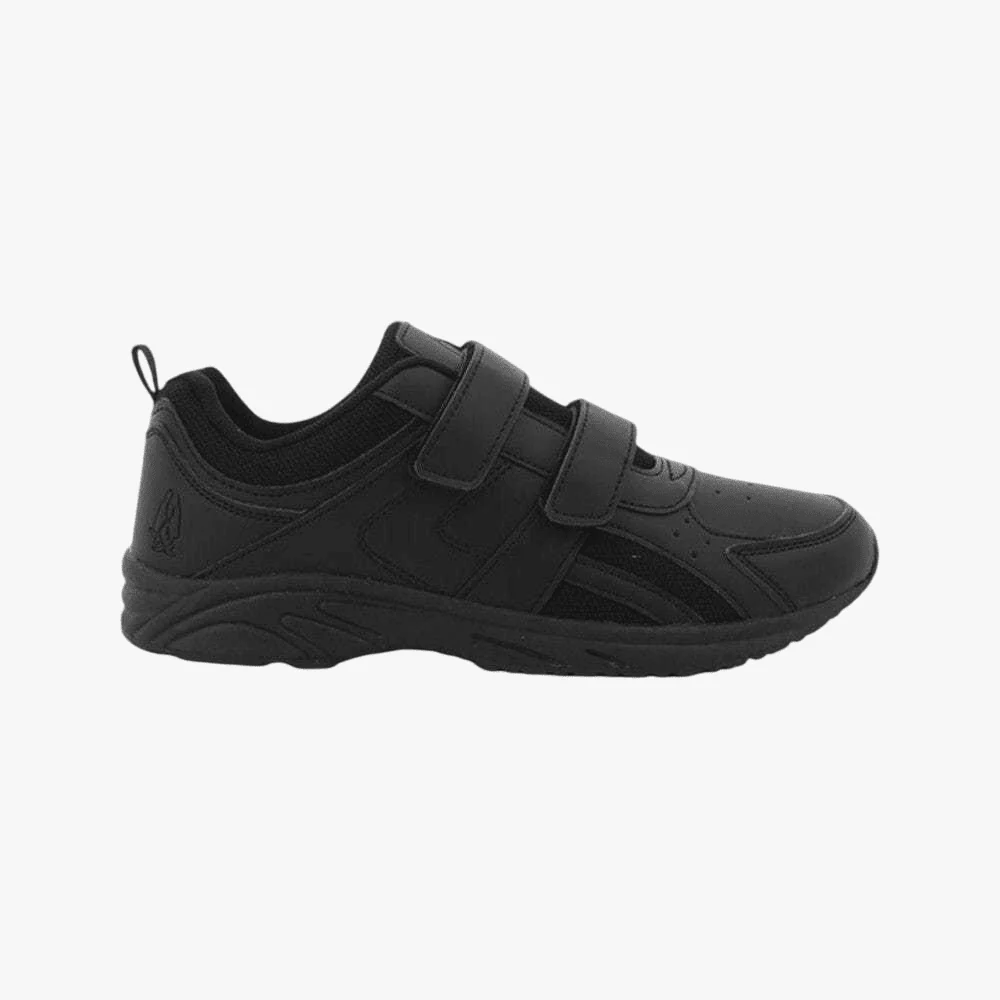 Hush Puppies Kids Deuce Velcro Sneaker Black - Image 3