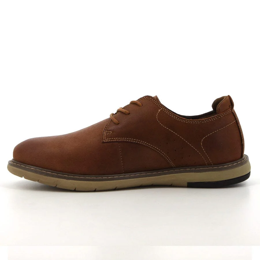 Hush Puppies Mens Dylan Shoe Waxy Nubuck Tan - Image 3