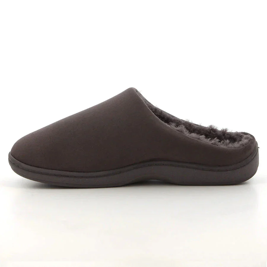 Hush Puppies Mens Kevin Mule Slipper Grey - Image 2