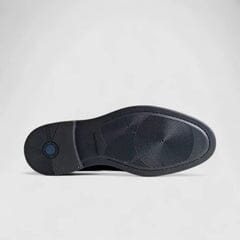 Hush Puppies Mens Maradona Cow Crust Leather Shoe Black - Image 2