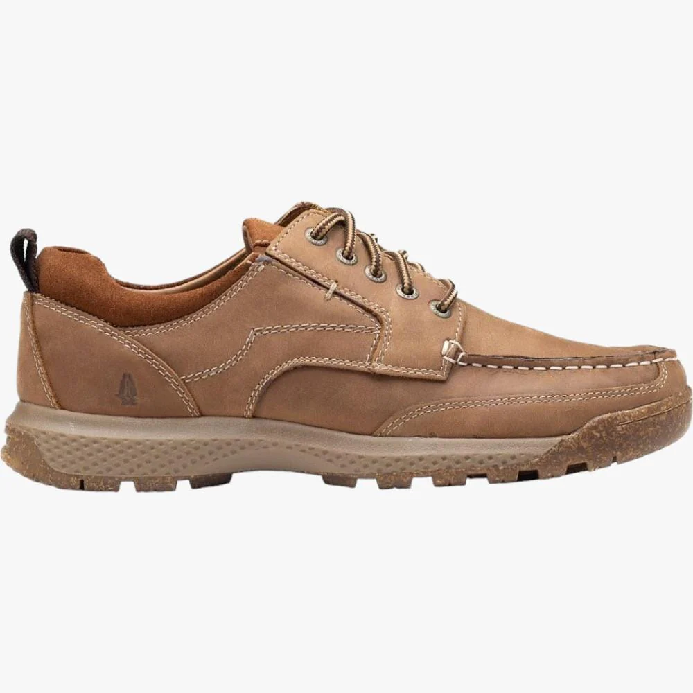 Hush Puppies Mens Pumba Cow Galilo Leather Shoe Brown