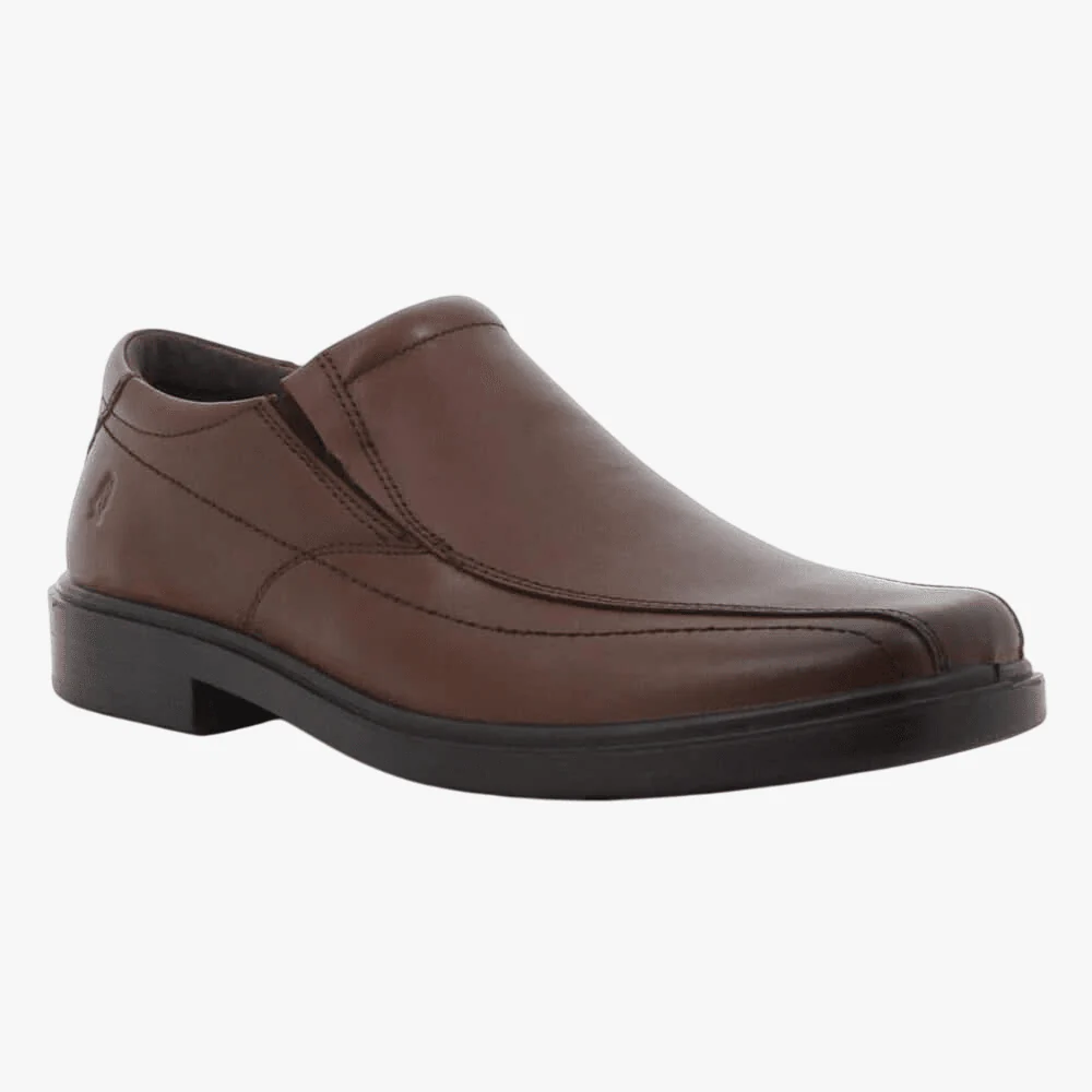 Hush Puppies Mens Rainmaker Leather Light Brown