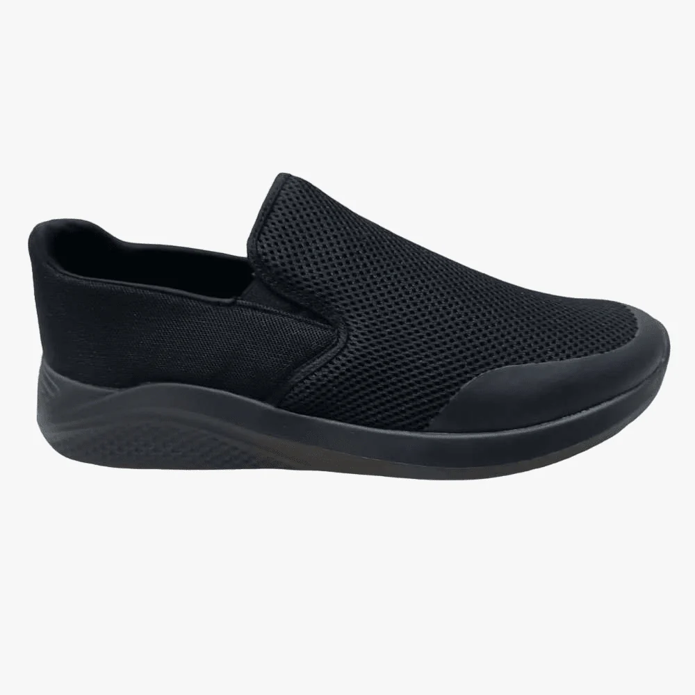 Hush Puppies Mens Zappo Black Multi Mesh