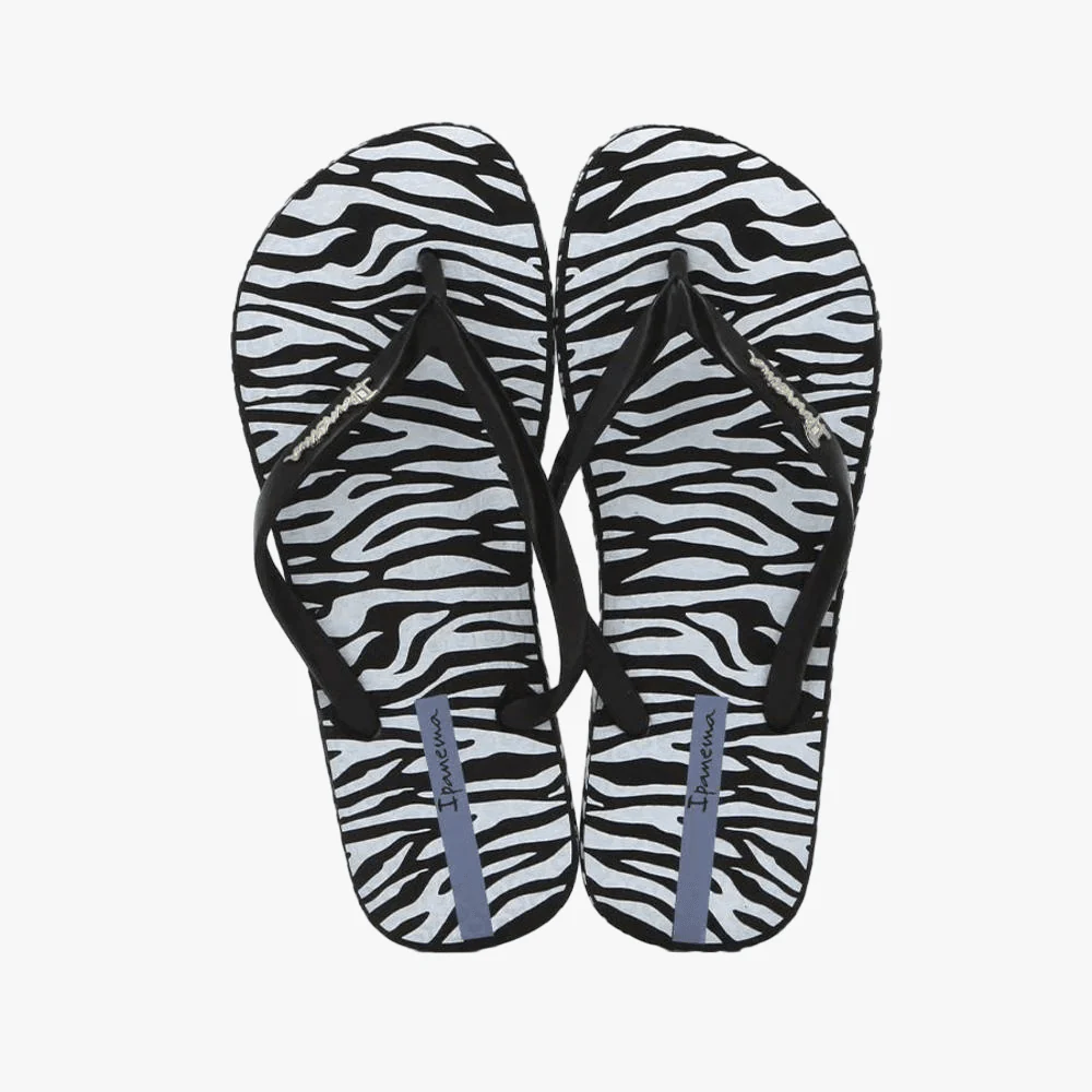 Ipanema Ladies Animal Chic Sandal Black White