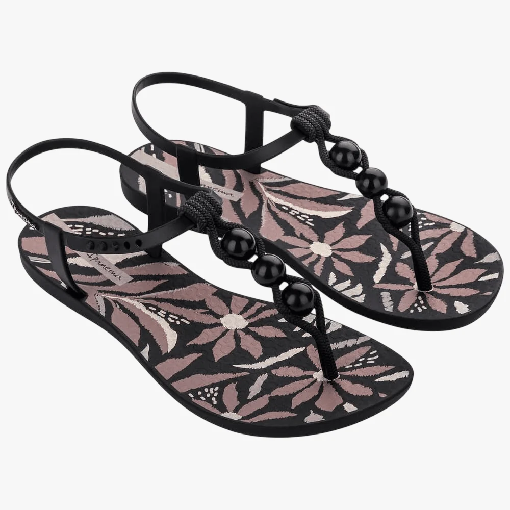 Ipanema Womens Class Conecta Ii Sandal Black Pink