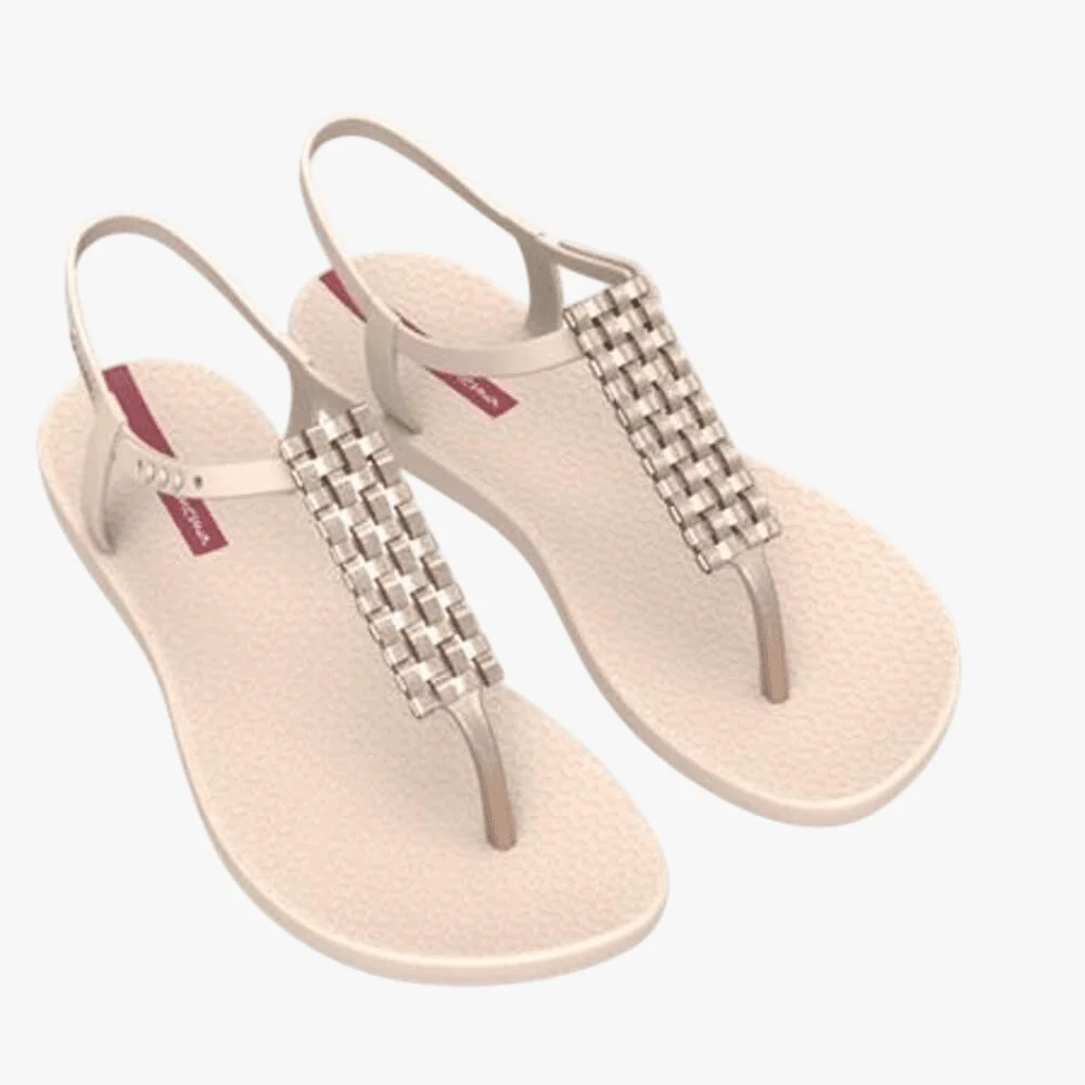 Ipanema Womens Modern Craft Sandal Beige