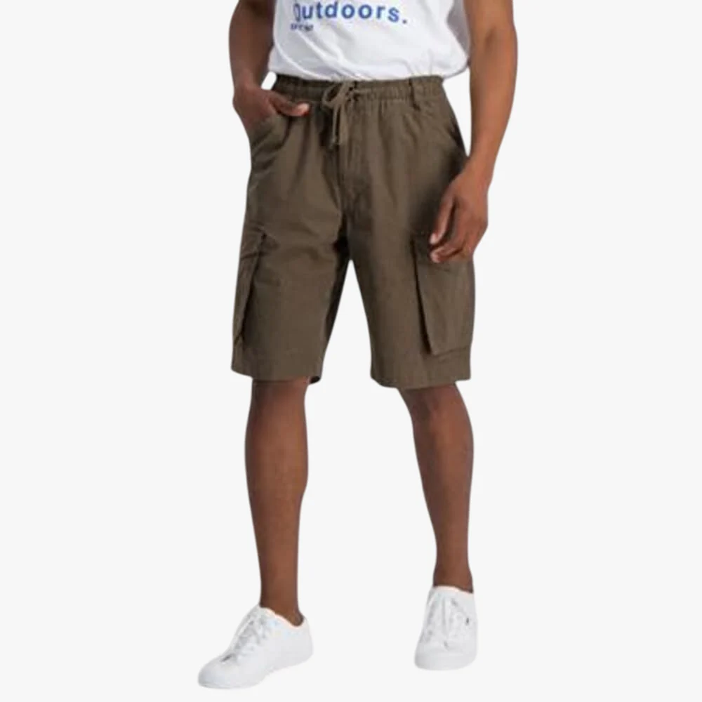 Jeep Mens 26Cm Cargo Shorts Fatigue