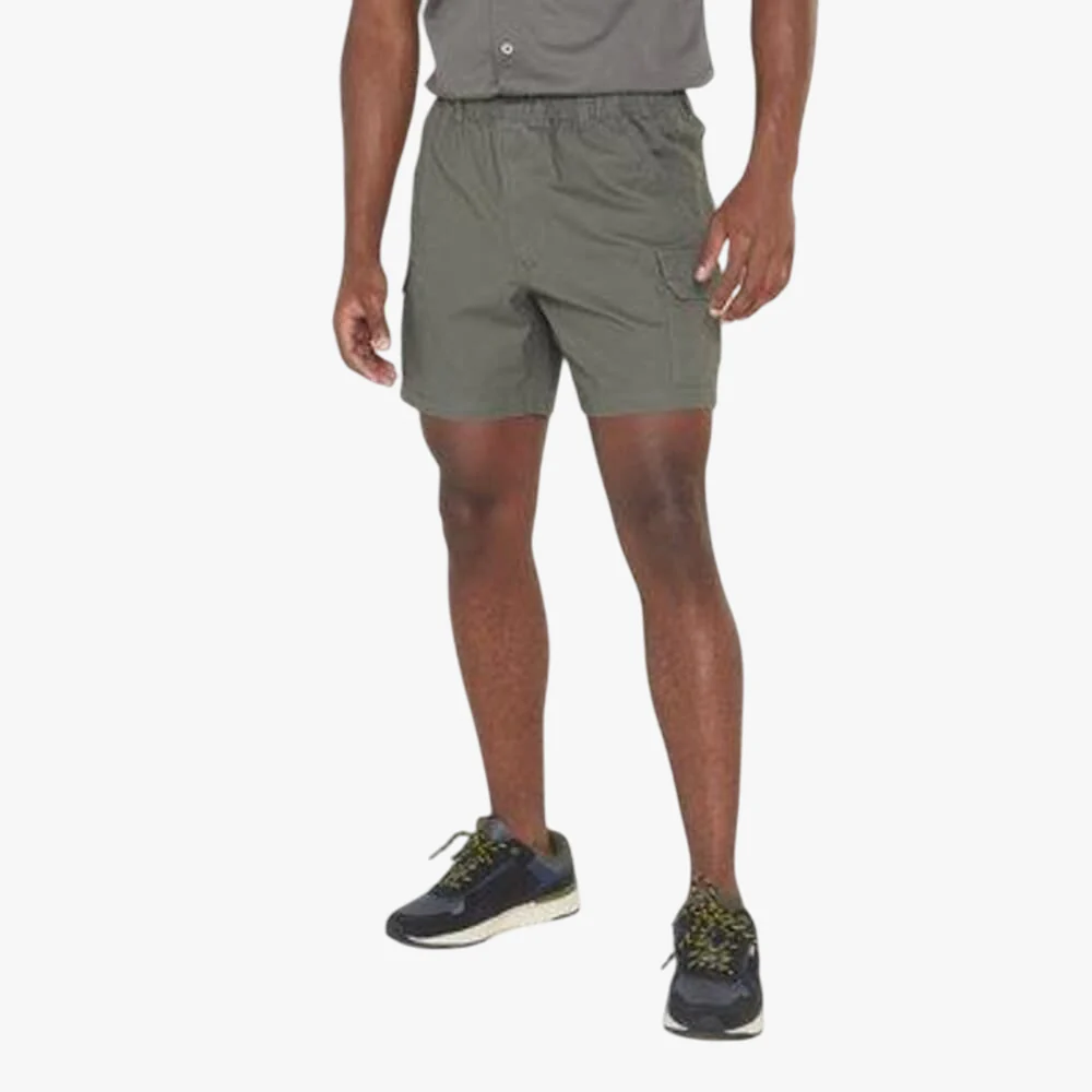 Jeep Mens Hurricane 14Cm Elastic Cargo Short Olive