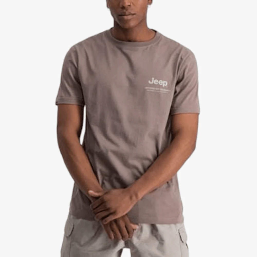 Jeep Mens Logo Icon Short Sleeve Tee Elm Bark