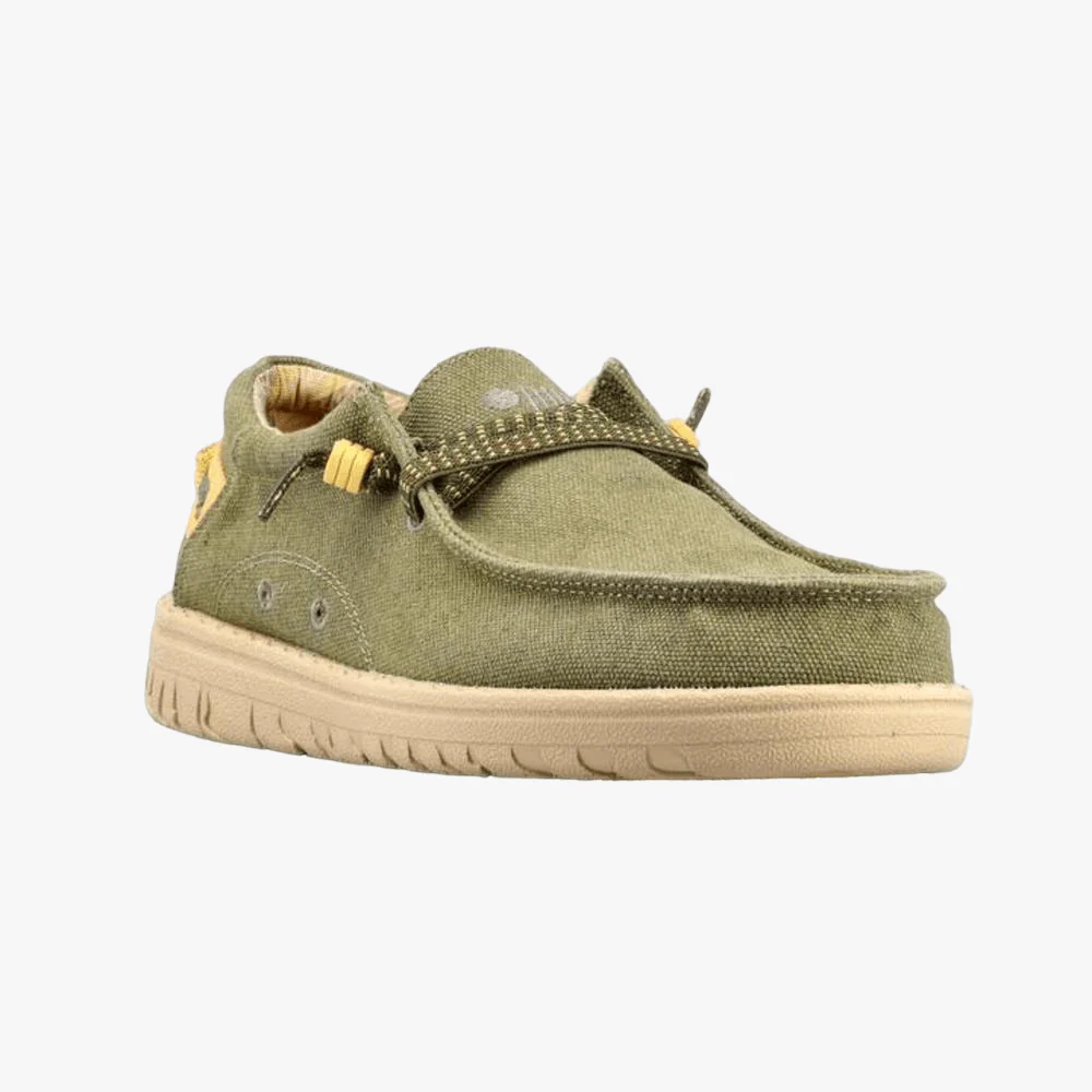 Jeep Mens Samoa Wallabee Slip On Shoe Green