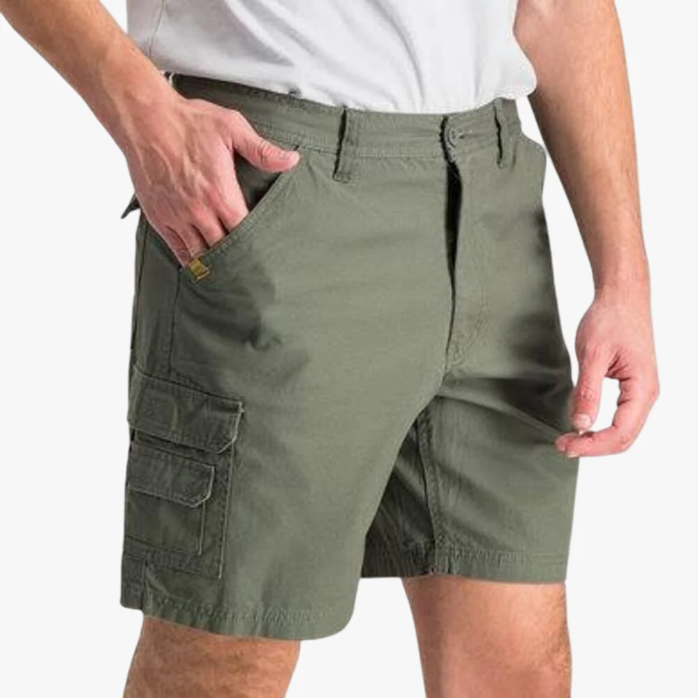Jeep Mens Trailhawk 21Cm Fixed Waist Band Short Olive