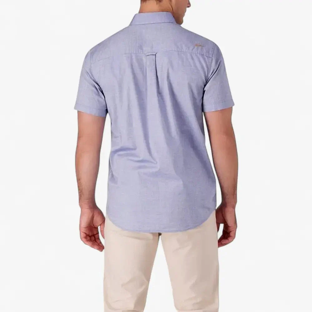 Jeep Mens Yd Check Short Sleeve Tee Multi Blue