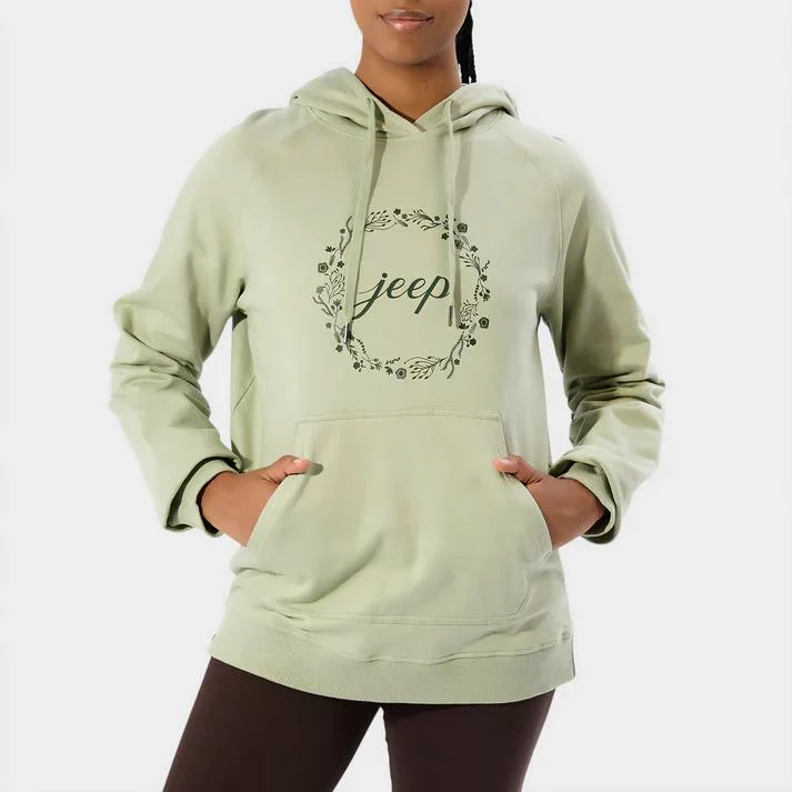 Jeep Womens Po Hoodie Sea Foam