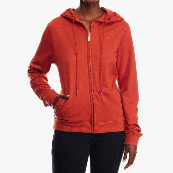 Jeep Women's Zip Thru Hoody Ginger Biscuit