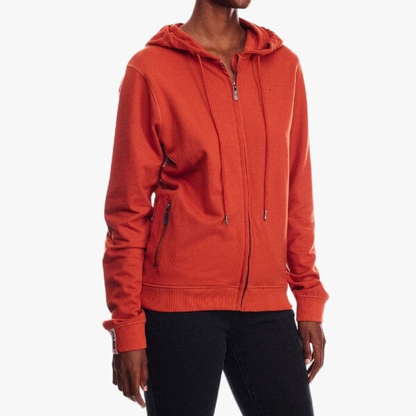 Jeep Women's Zip Thru Hoody Ginger Biscuit - Image 3