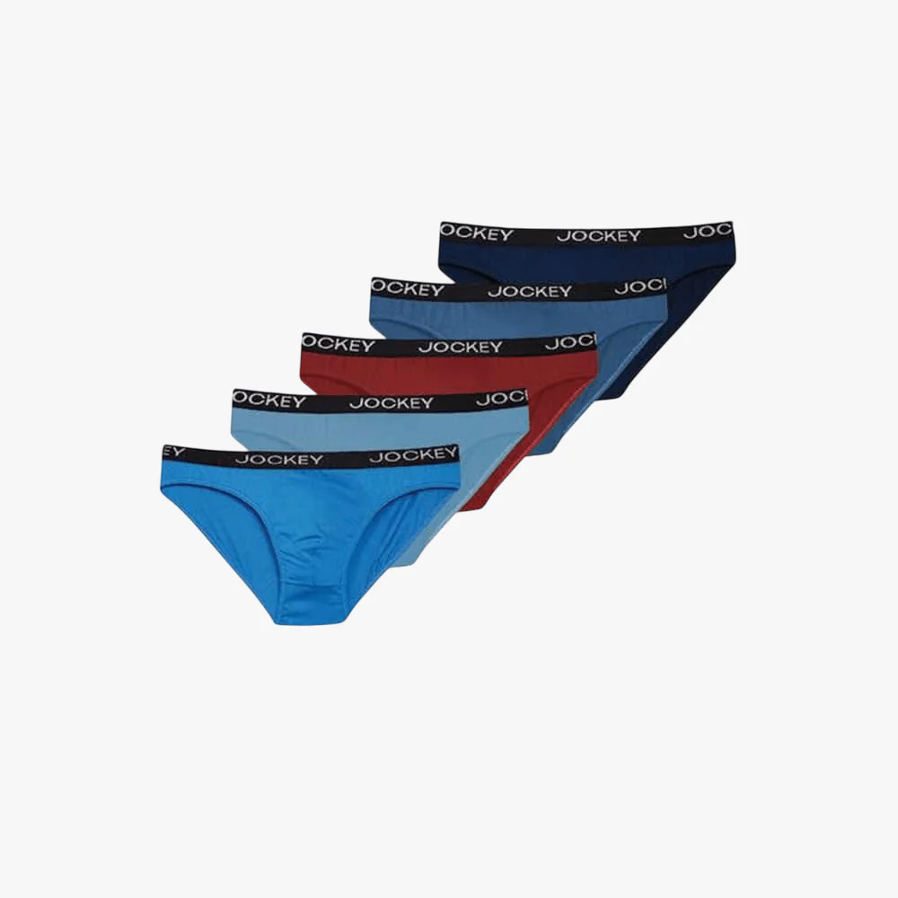 Jockey Mens Value Skants Blues 5 Pack