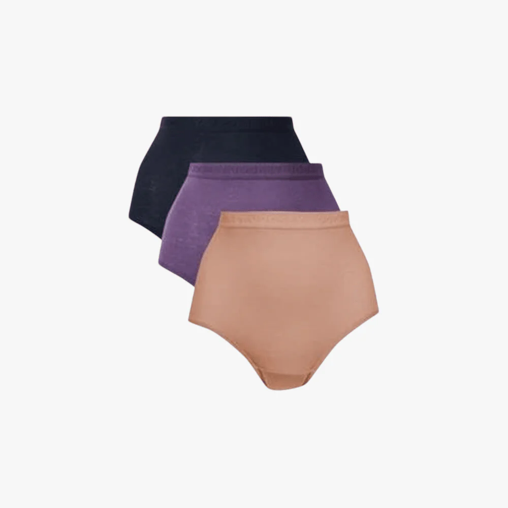 Jockey Womens Tonal Waist Full Brief 3 Pack