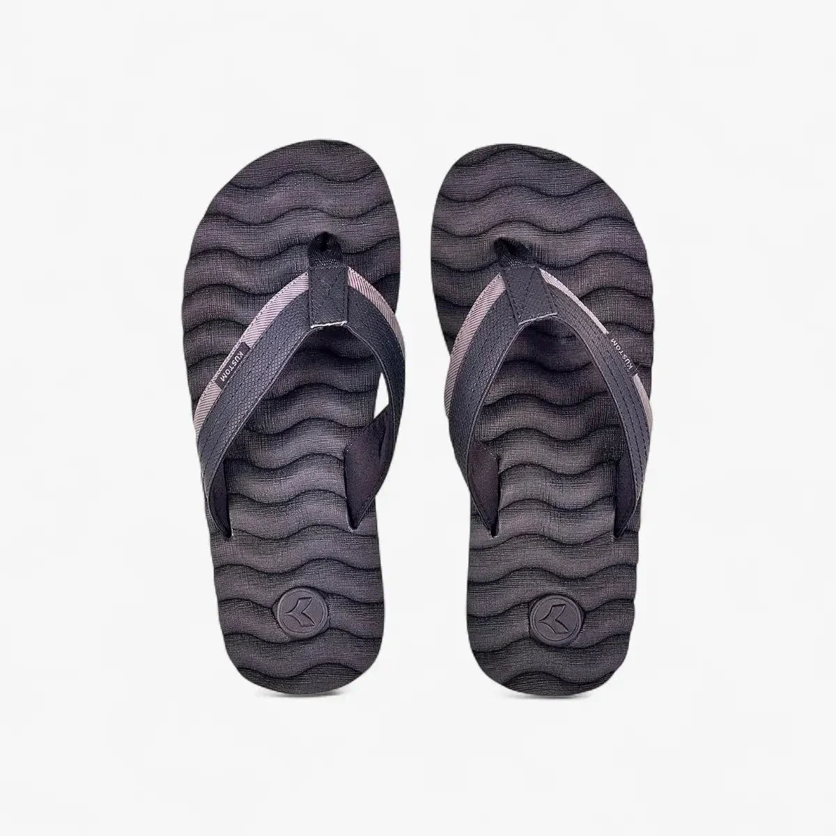 Kustom Mens Hummer Iii Black Stripe Sandal - Image 2
