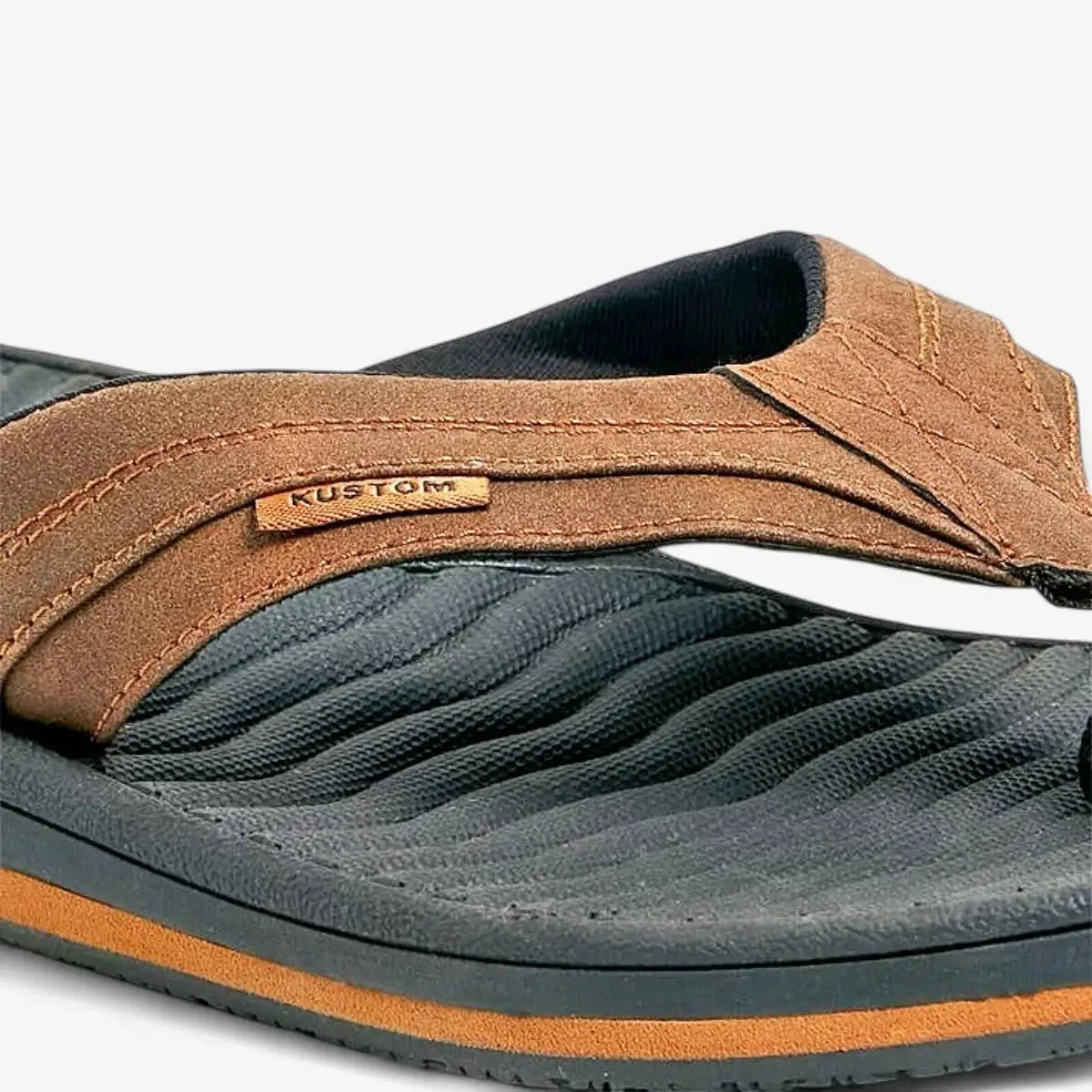 Kustom Mens Quest Sandal Chocolate - Image 2