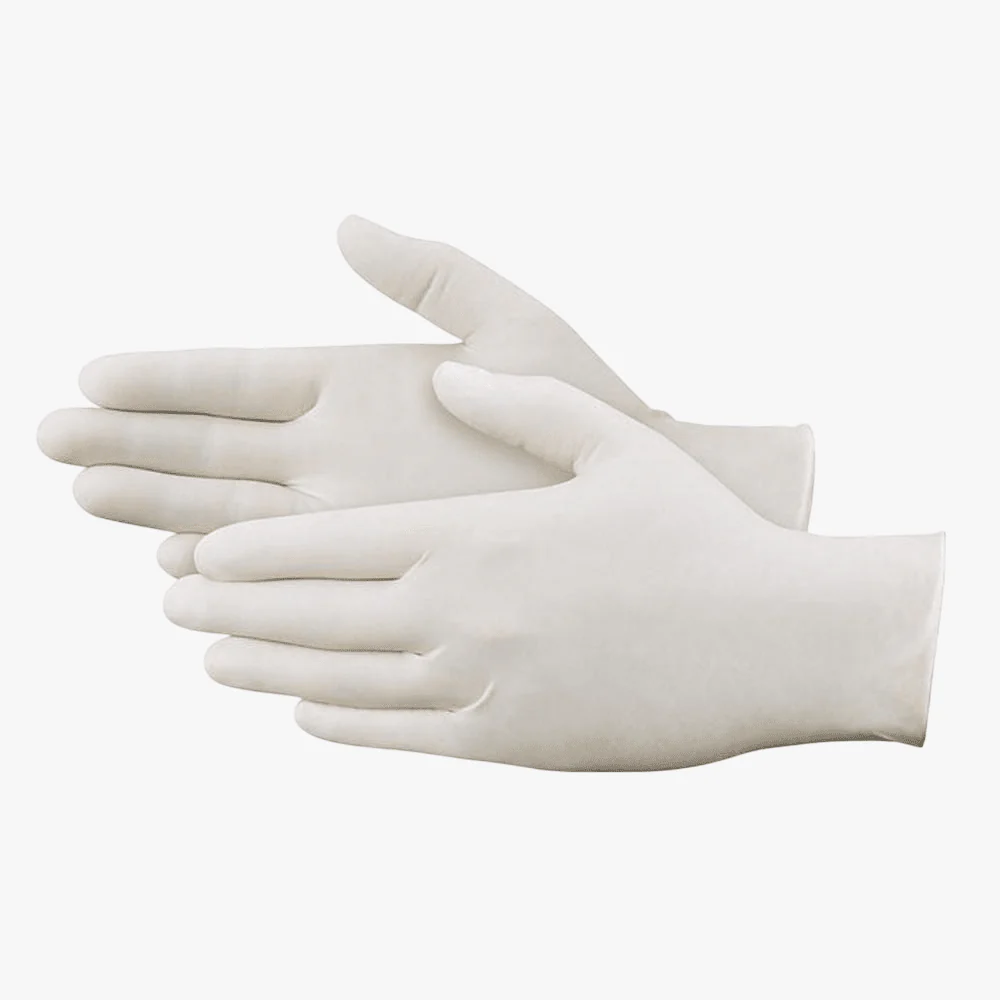 Latex Powder Free Gloves 100 Per Box Med/Lrge