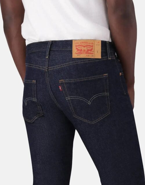 Levis Mens 501 Original Fit Button Up Rinse - Image 5