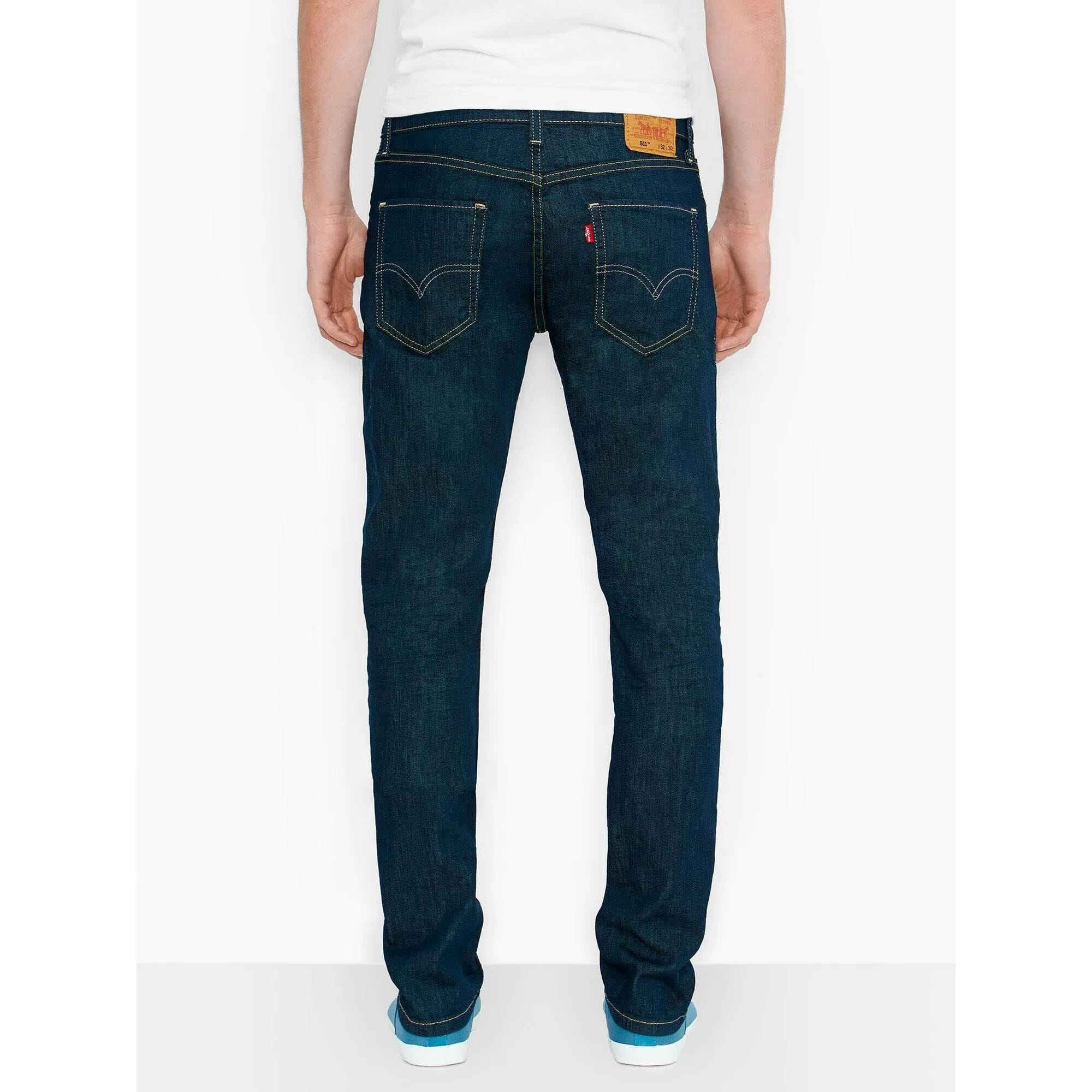 Levis Mens 511 Slim Fit Jean Rinsed Playa
