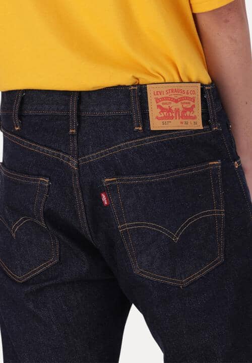 Levis Mens 517 Bootcut Jeans Rinse - Image 5
