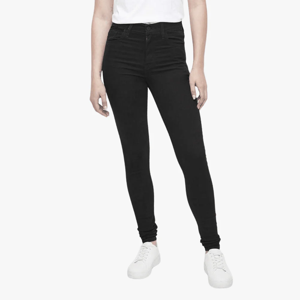 Levis Womens Pull On Skinny Jegging Black Rinse