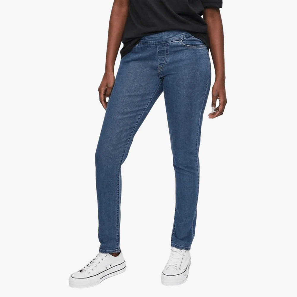 Levis Womens Pull On Skinny Jegging Mid Wash Blue