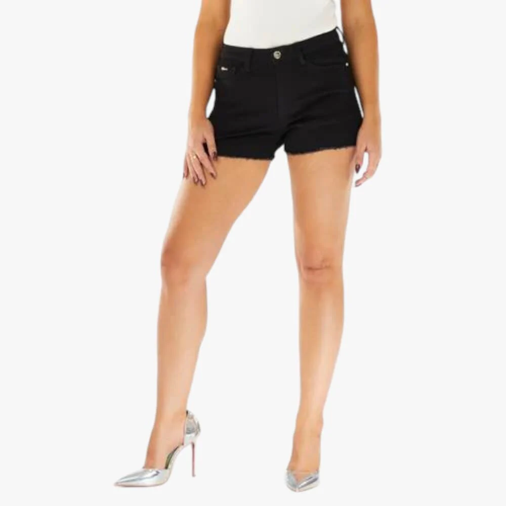 Miss Black Brandy 1 Denim Shorts Black