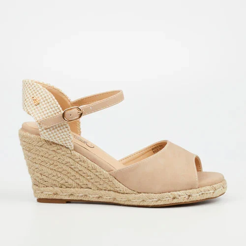 Miss Black Womens Jojo 2 Sandal Nude Brown - Image 2