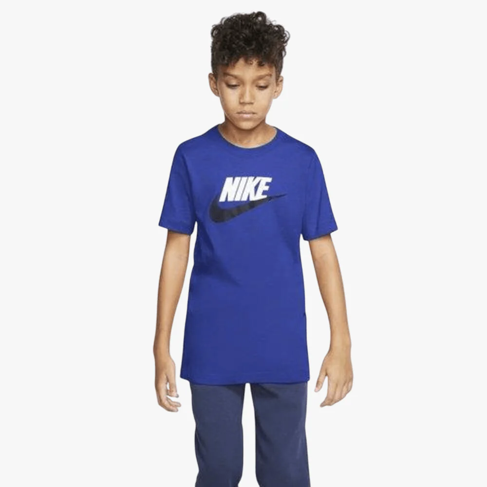 Nike Boys Futura Icon Short Sleeve Tee 481 Blue