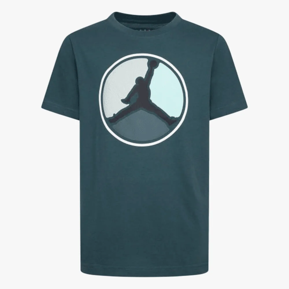 Nike Boys Jdb Air Jordan Hbr Ring Ss Tee Ox Green