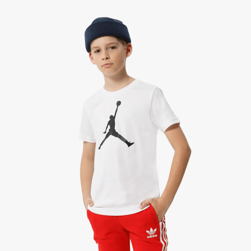 Nike Boys Jdb Jumpman Logo Df Tee White