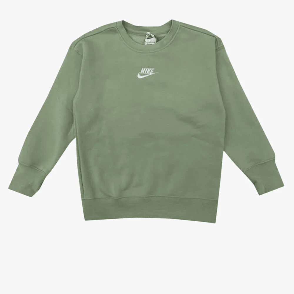 Nike Girls Long Sleeve Sweater Green