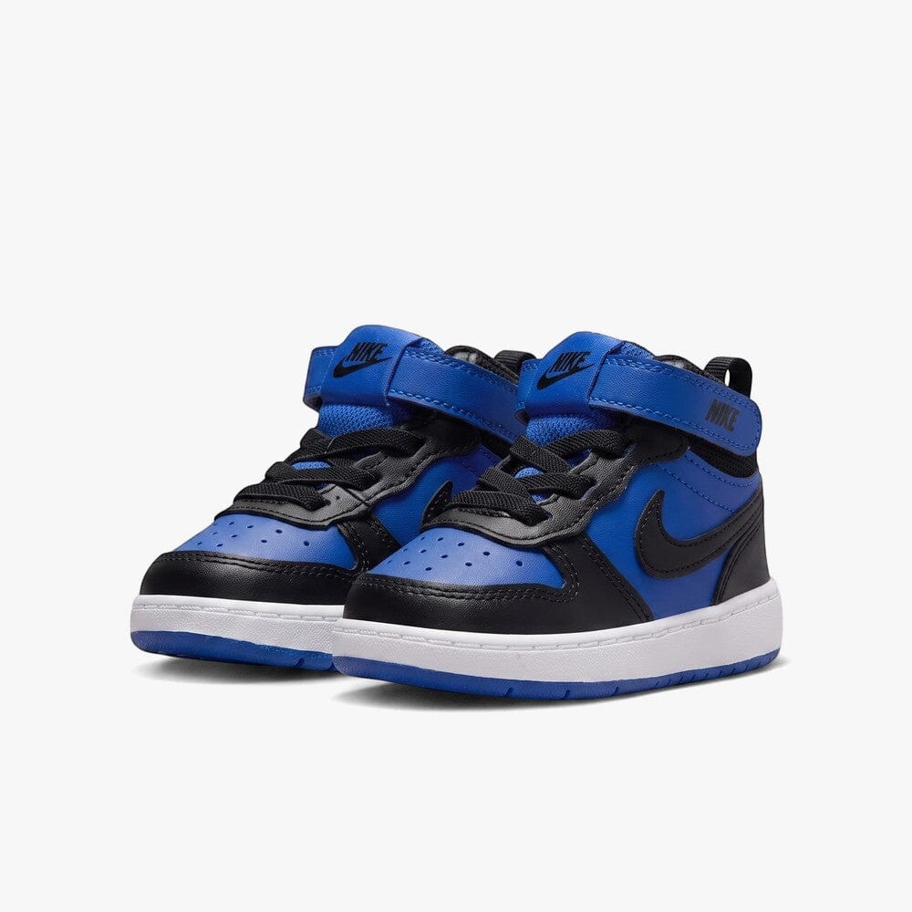 Nike Infant Boys Court Borough Mid 2 Sneaker Black Royal