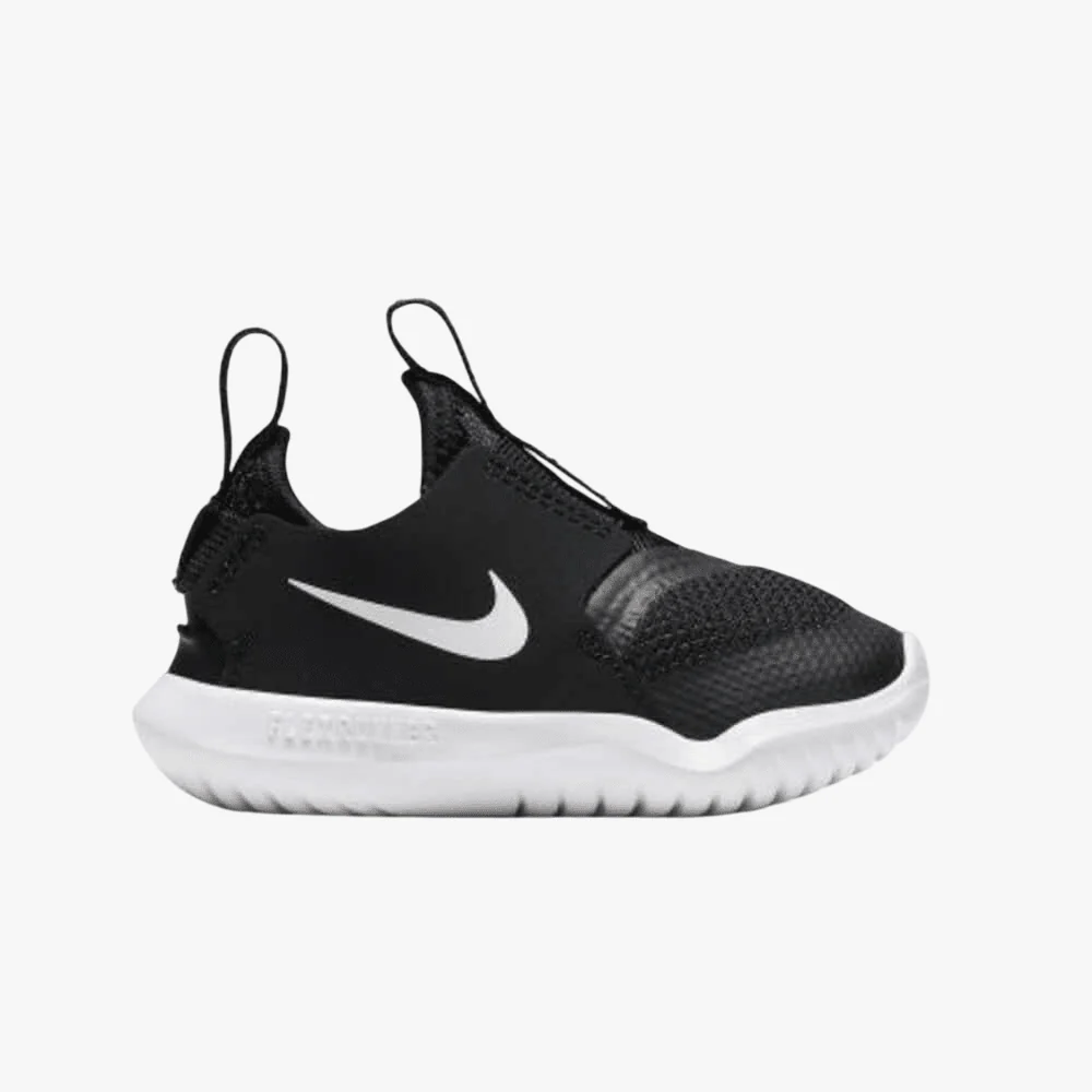 Nike Infant Kids Flex Runner Black White