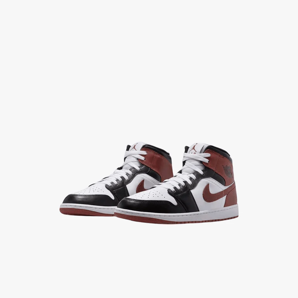Nike Mens Air Jordan 1 Hi Flyease Mid Sneaker Black Red