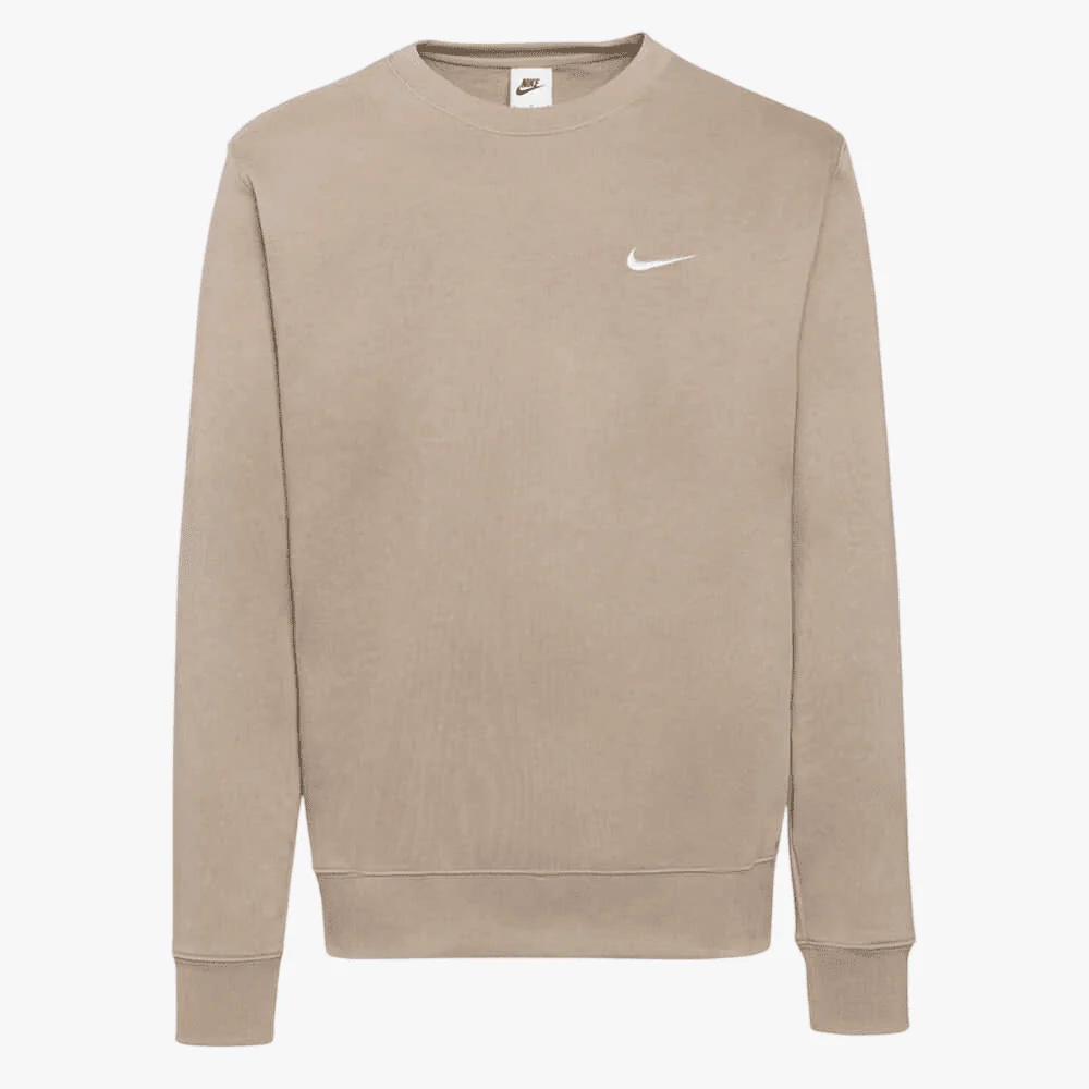 Nike Mens Club Crew Sweater Beige