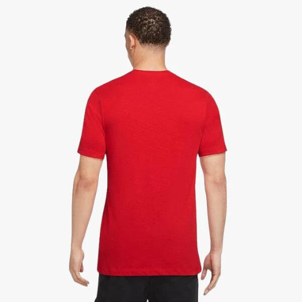 Nike Men's Df Slub Hbr Short Sleeve Tee Red - Image 2