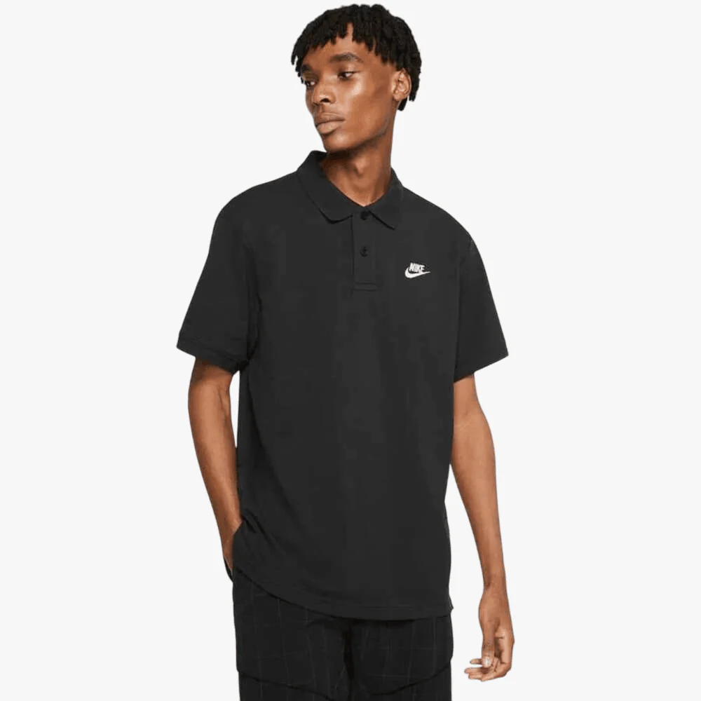 Nike Mens Short Sleeve Pique Golfer Black