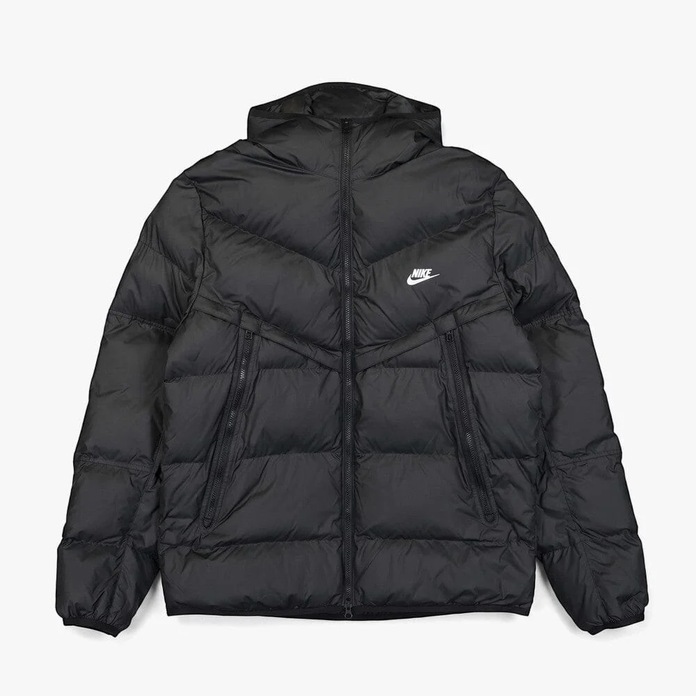 Nike Mens Storm-Fit Windrunner Primaloft Hooded Jacket Black