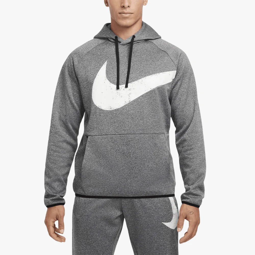 Nike Mens Tf Swoosh Hoodie Grey Mel